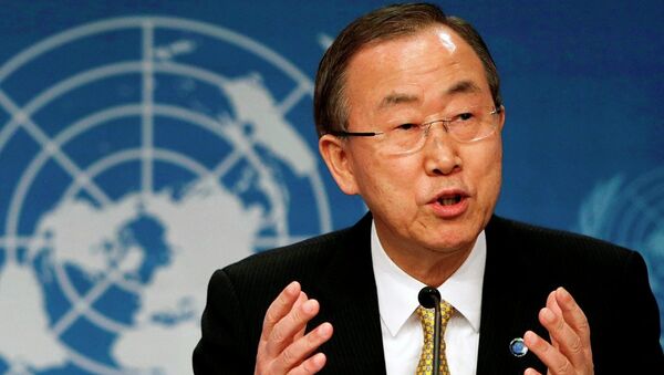 Ex-secretário-geral da ONU Ban Ki-Moon - Sputnik Brasil