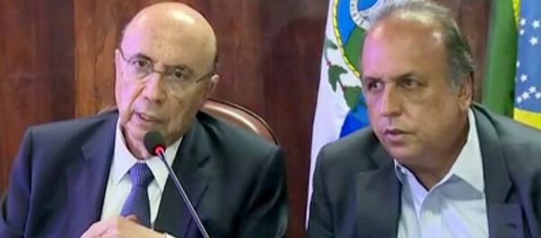 Henrique Meirelles e Pezão prometem plano de recuperação fiscal para quarta (11) - Sputnik Brasil