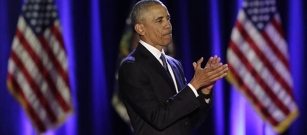 Overdose de emoção: Obama se despede da 'América' - Sputnik Brasil