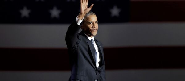 Overdose de emoção: Obama se despede da 'América' - Sputnik Brasil