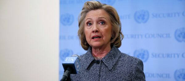 Hillary Clinton, ex-secretária de Estado dos EUA e pré-candidata à presidência do país - Sputnik Brasil