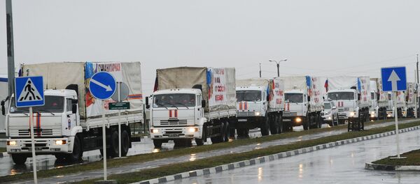 23º comboio de ajuda humanitária russa para Donbass - Sputnik Brasil