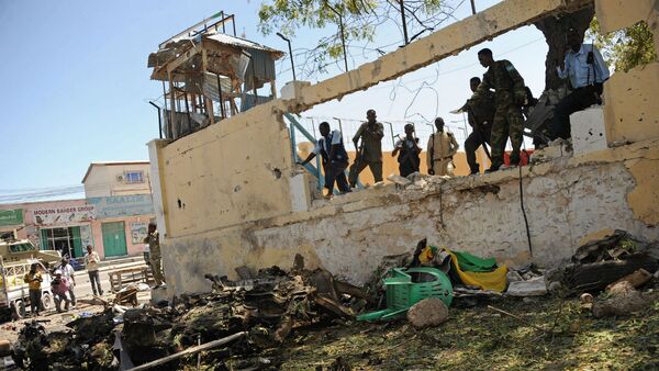 Ataque do Al Shabab a ministérios da Somália. - Sputnik Brasil