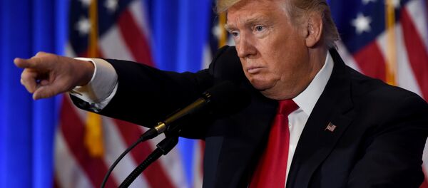 Donald Trump em coletiva Nova Iorque - Sputnik Brasil