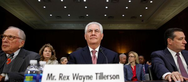 Rex Tillerson no Senado - Sputnik Brasil