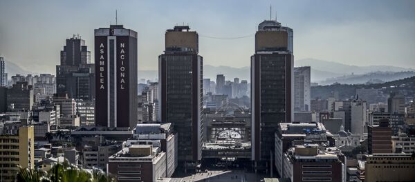 Centro Simón Bolívar e prédio administrativo da Assembleia Nacional em Caracas Centro Simón Bolívar e prédio administrativo da Assembleia Nacional em Caracas - Sputnik Brasil