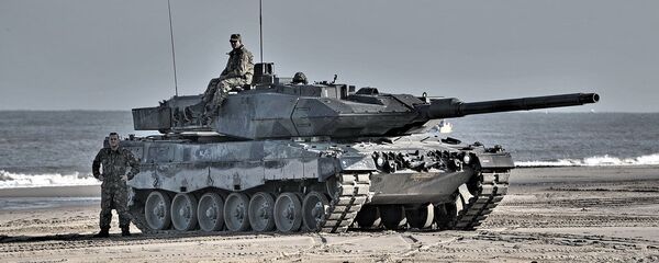 Tanque alemão Leopard (arquivo) - Sputnik Brasil
