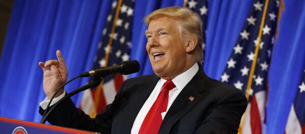 Presidente eleito dos EUA, Donald Trump - Sputnik Brasil