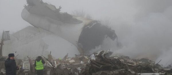 Acidente com avião de transporte turco - Sputnik Brasil