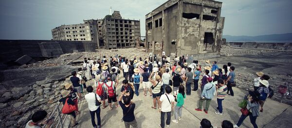 Ilha de Hashima, no Japão. Ilha de Hashima, no Japão. - Sputnik Brasil