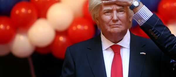 Boneco de Donald Trump no Museu de Cera de Madrid - Sputnik Brasil