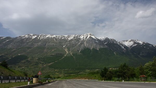 Montanhas de Gran Sasso, na Itália - Sputnik Brasil