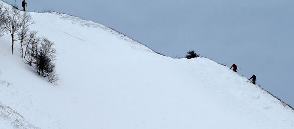 Uma avalanche (foto de arquivo) - Sputnik Brasil