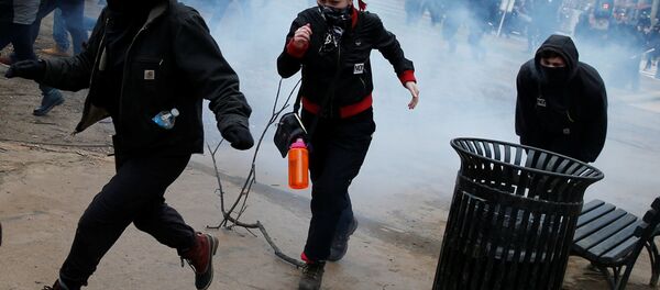 Protestos em Washington - Sputnik Brasil