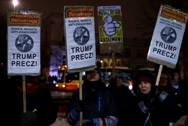 Protestos na Polônia - Sputnik Brasil