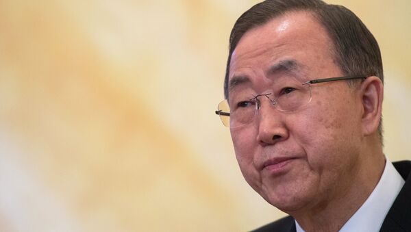 UN Secretary General Ban Ki-moon - Sputnik Brasil