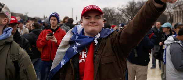 Partidários de Trump Partidários de Trump - Sputnik Brasil