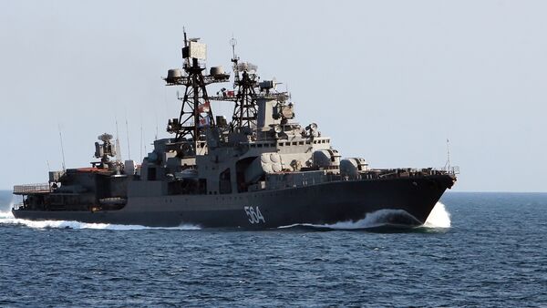Destroier russo Admiral Tributs - Sputnik Brasil