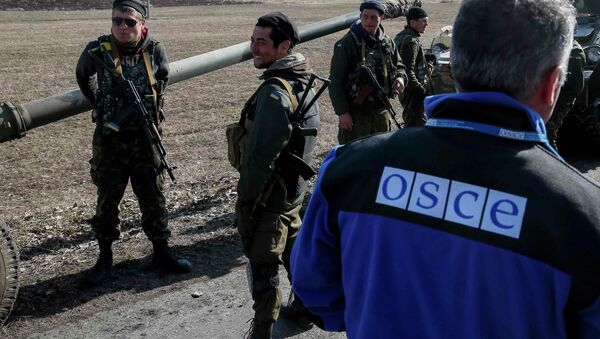 Monitores da OSCE observam aumenta nos conflitos no Leste da Ucrânia - Sputnik Brasil