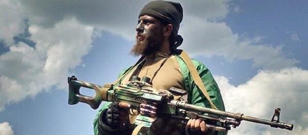 Brasileiro Rafael Marques Lusvarghi nas milícias de Donbass - Sputnik Brasil