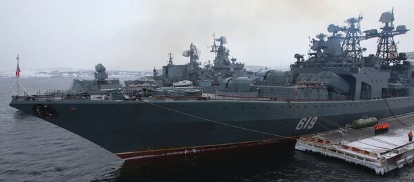 Grande navio antissubmarino Severomorsk - Sputnik Brasil