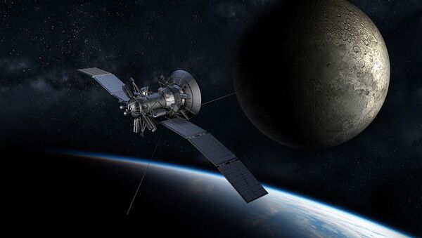 Satélite no espaço (imagem referencial) - Sputnik Brasil