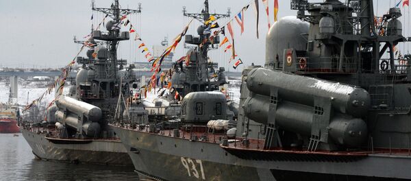 Navios de guerra russos da Frota do Pacífico - Sputnik Brasil