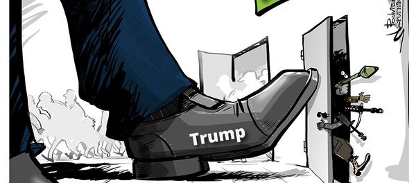 Trump assina decreto Protegendo a Nação contra a Entrada de Terroristas Estrangeiros nos Estados Unidos - Sputnik Brasil