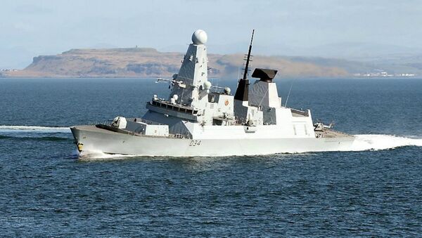 Destroier da Marinha Real Britânica HMS Diamond - Sputnik Brasil