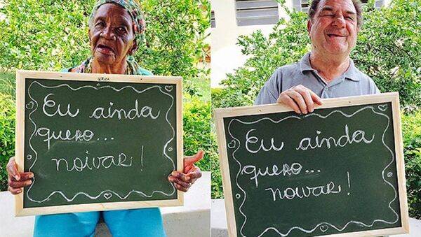 Idosos ficam noivos em asilo de São Paulo - Sputnik Brasil
