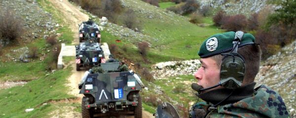 Bundeswehr troops operating as part of a NATO mission Bosnia, 2001. - Sputnik Brasil