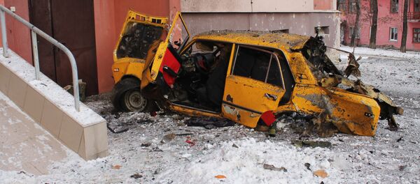 Donetsk after shelling - Sputnik Brasil