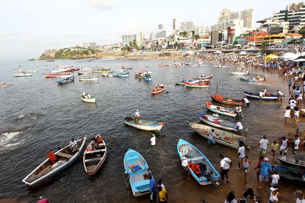 Festa de Iemanjá na Bahia - Sputnik Brasil