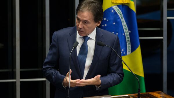 Presidente do Senado Eunício Oliveira (PMDB-CE) - Sputnik Brasil