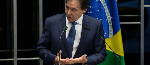 Presidente do Senado Eunício Oliveira (PMDB-CE) - Sputnik Brasil