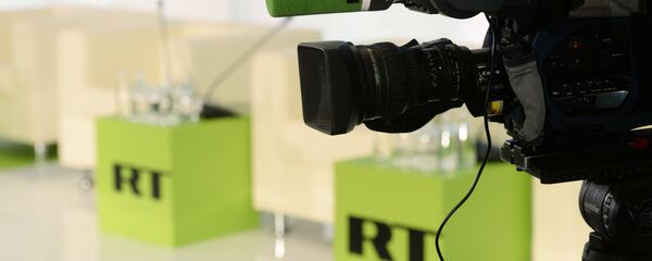Estúdio do canal russo RT - Sputnik Brasil