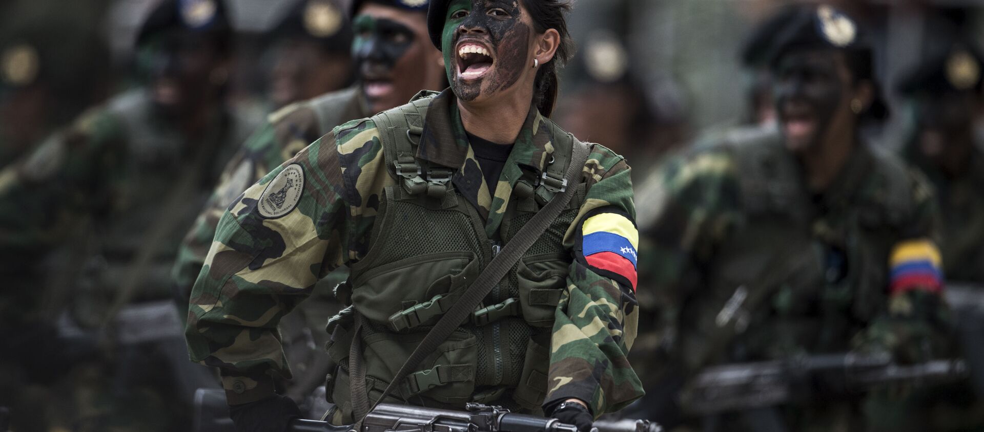 Militares venezuelanos em desfile militar (foto de arquivo) - Sputnik Brasil, 1920, 12.09.2021