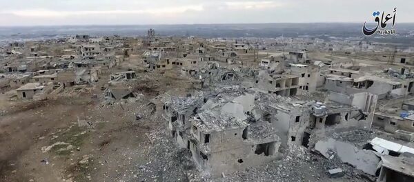 Vista aérea de um bairro de Al-Bab (foto de arquivo) - Sputnik Brasil