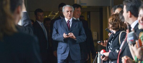 Michel Temer, vice-presidente do Brasil - Sputnik Brasil