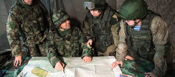 Exercícios militares da Rússia, Bielorrússia e Sérvia, Irmandade Eslava 2016 - Sputnik Brasil