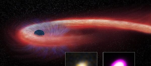 Buraco negro descoberto na galáxia - Sputnik Brasil