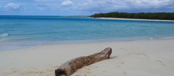 Ilha deserta na Oceania - Sputnik Brasil