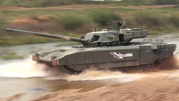 Demonstração do tanque T-14 Armata - Sputnik Brasil