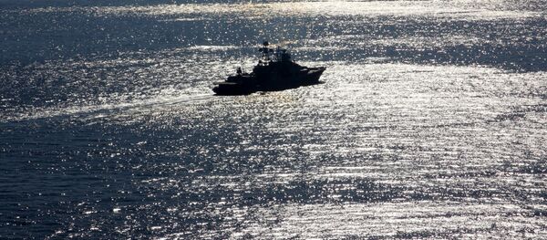 Cruzador nuclear pesado russo Pyotr Velikiy no Mediterrâneo - Sputnik Brasil