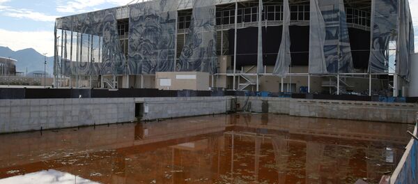 Estádio Aquático Olímpico: situação pós-jogos Estádio Aquático Olímpico: situação pós-jogos - Sputnik Brasil