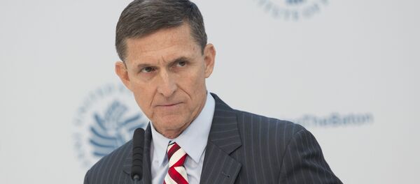 Lieutenant General Michael Flynn (ret.), National Security Advisor Designate speaks during a conference on the transition of the US Presidency from Barack Obama to Donald Trump at the US Institute Of Peace in Washington DC - Sputnik Brasil