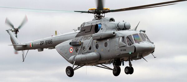 Mi-17V-5 da Força Aérea da Índia - Sputnik Brasil