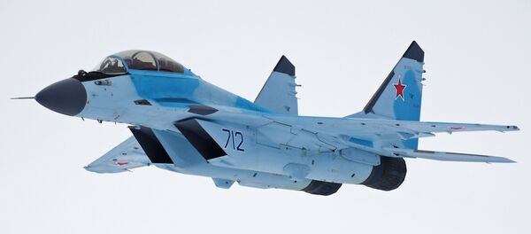 Apresentação do sistema aéreo MiG-35 no distrito de Moscou - Sputnik Brasil