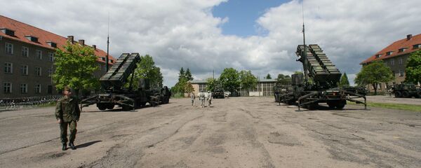 Mísseis americanos Patriot instalados na Polônia - Sputnik Brasil