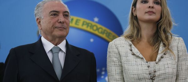 Michel e Marcela Temer - Sputnik Brasil